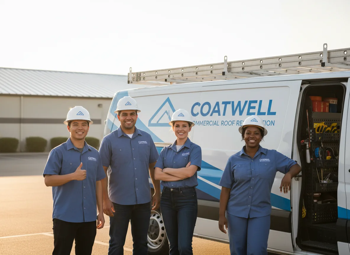 Commercial roof coating company in Newark, IL